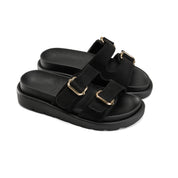 Soft Touch Wide Strap - Black
