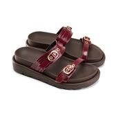 Tactile Surface Single Strap - Maroon