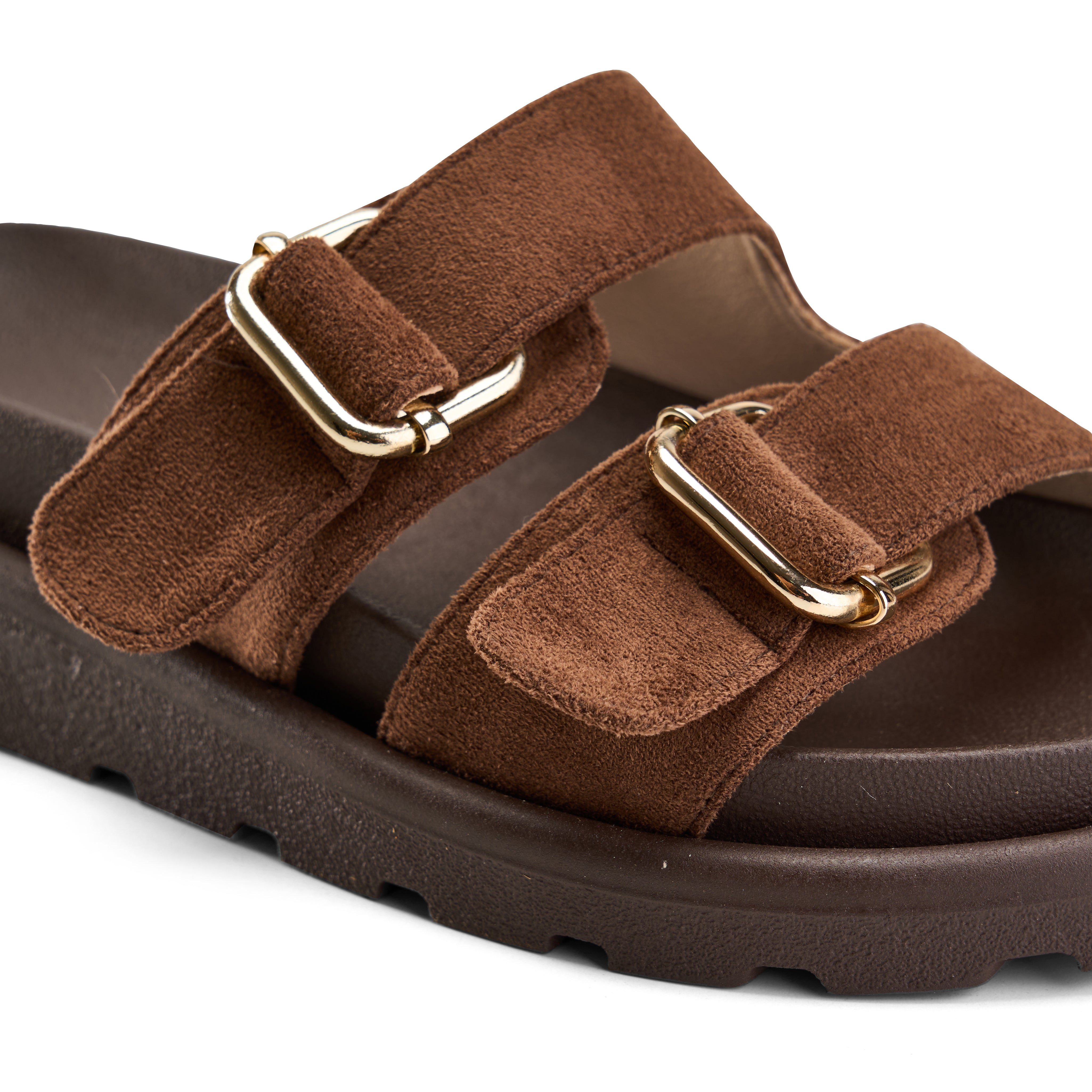 Soft Touch Wide Strap - Brown