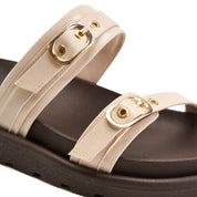 Tactile Surface Single Strap - Beige