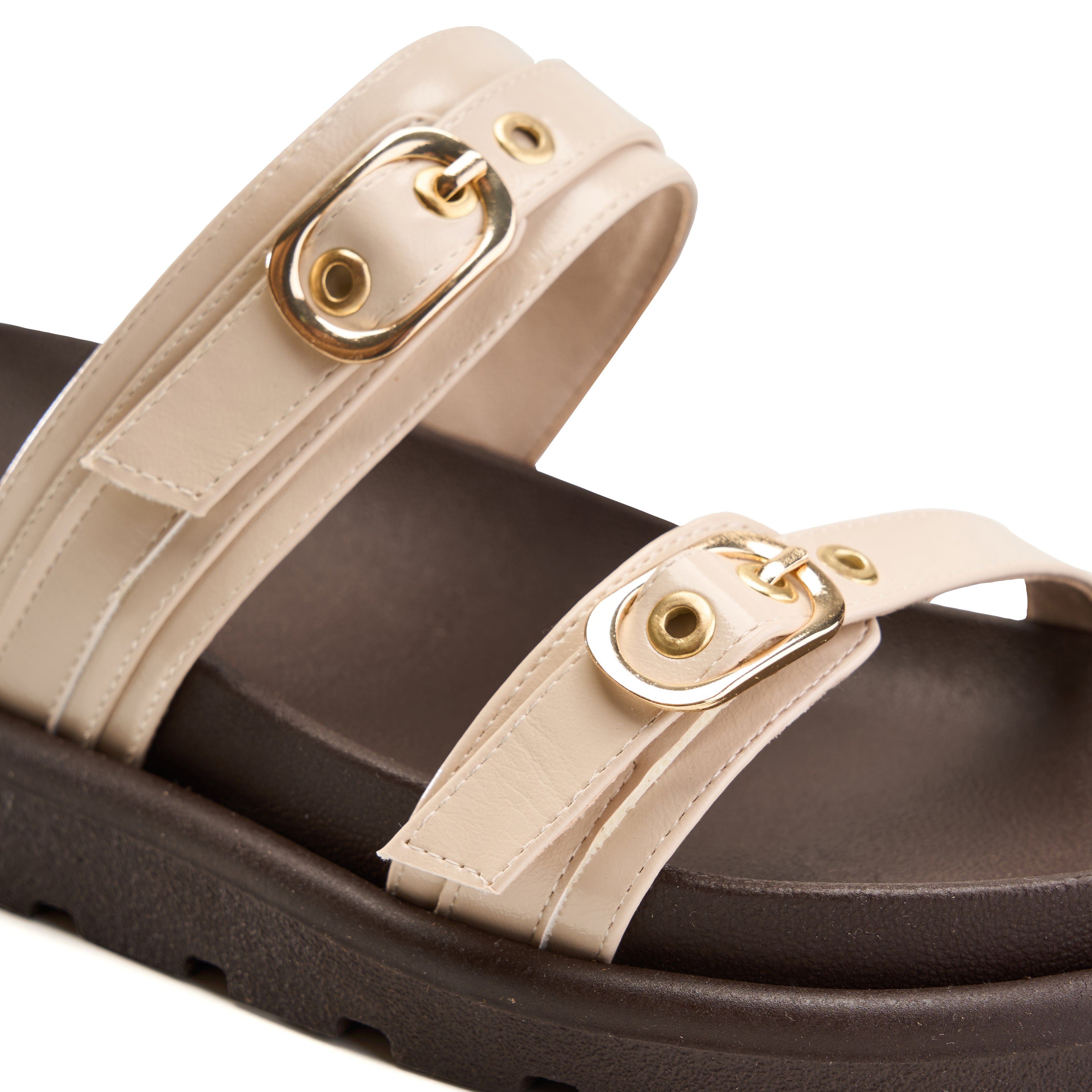 Tactile Surface Single Strap - Beige