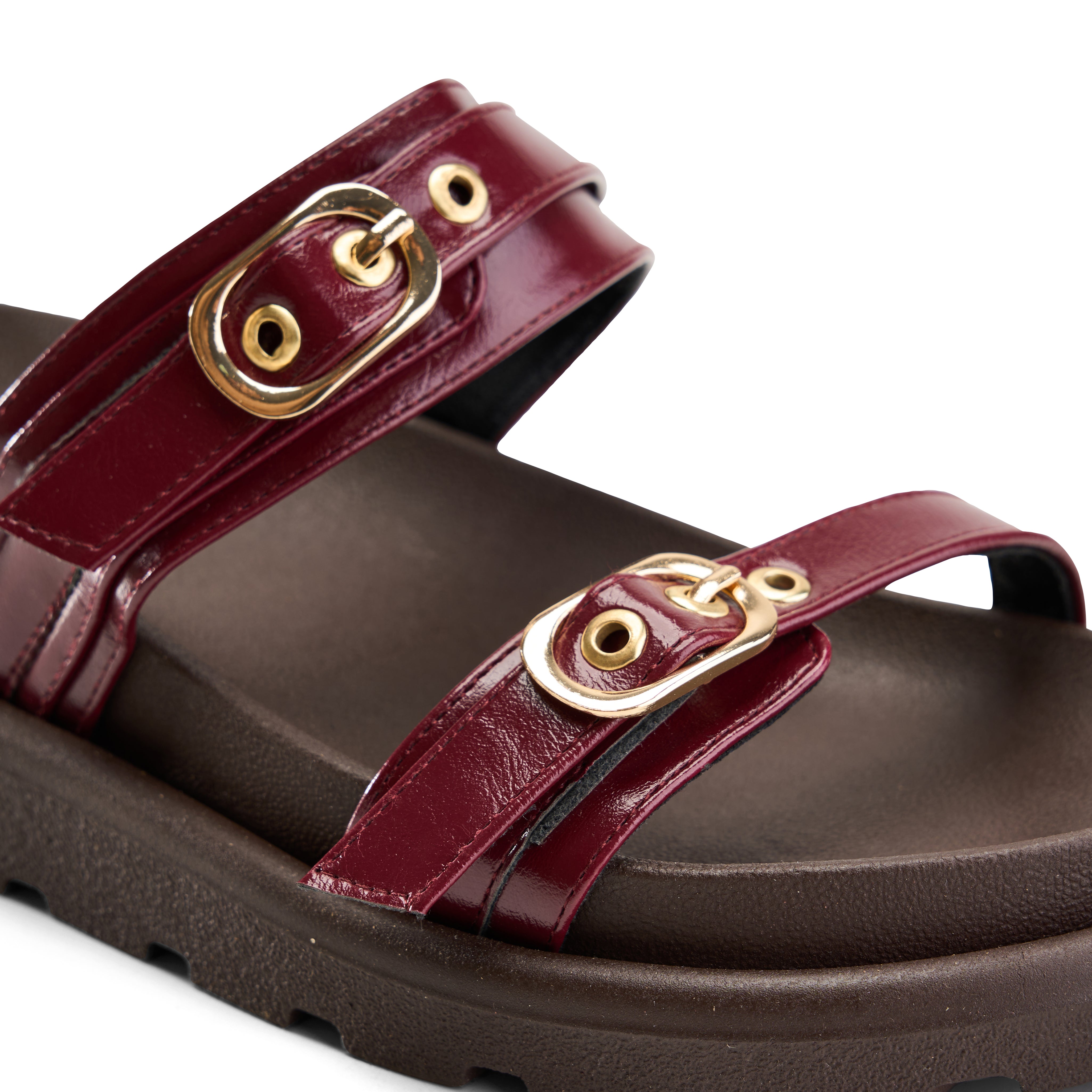 Tactile Surface Single Strap - Maroon