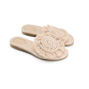 Bohemian Braided Toe Ring - Beige