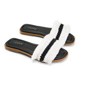 Handcrafted Look Twisted Strap - Black