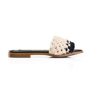 Handwoven Toe-Loop Slipper - Black