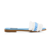 Handcrafted Look Twisted Strap - Baby Blue