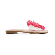 Bohemian Braided Toe Ring - Pink