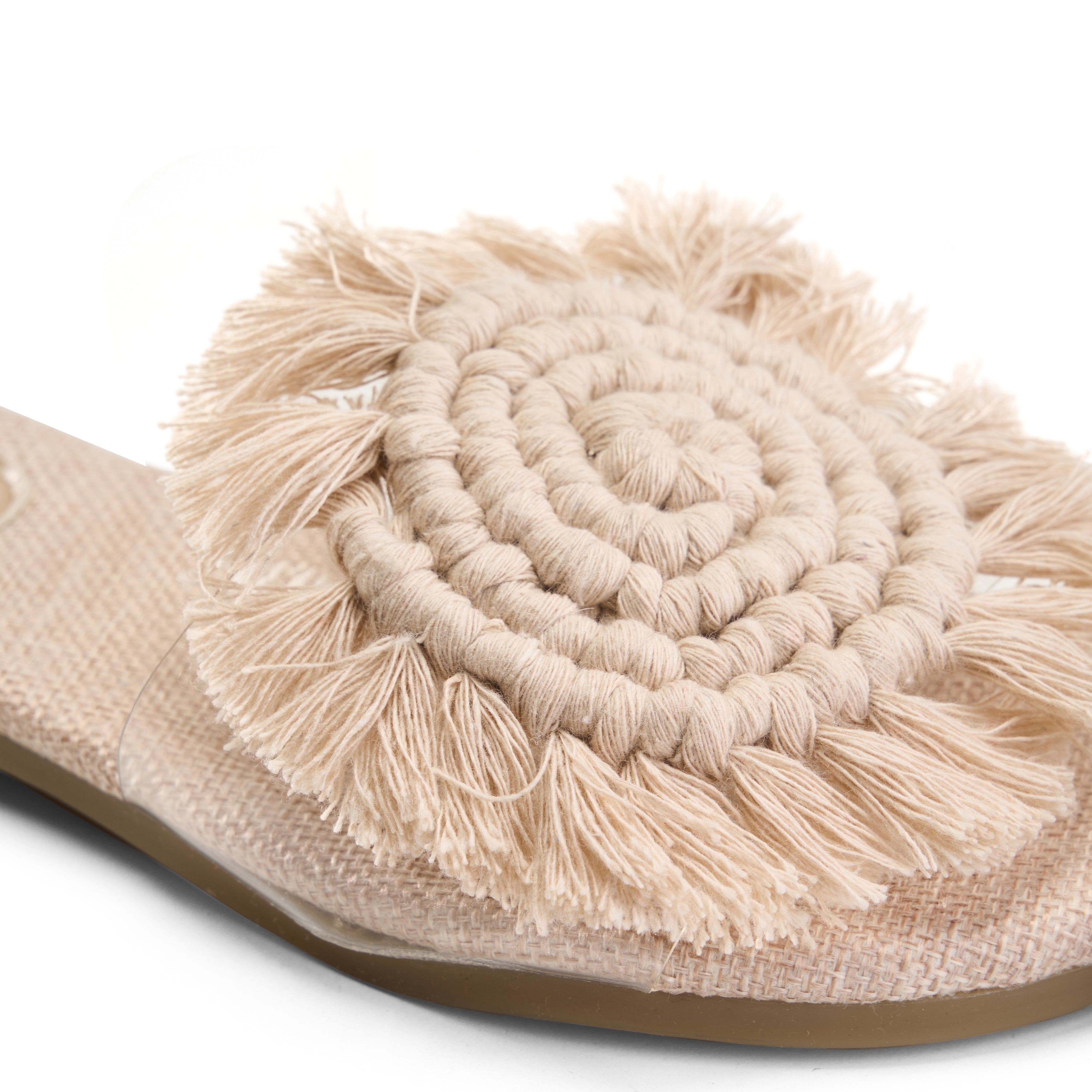 Bohemian Braided Toe Ring - Beige