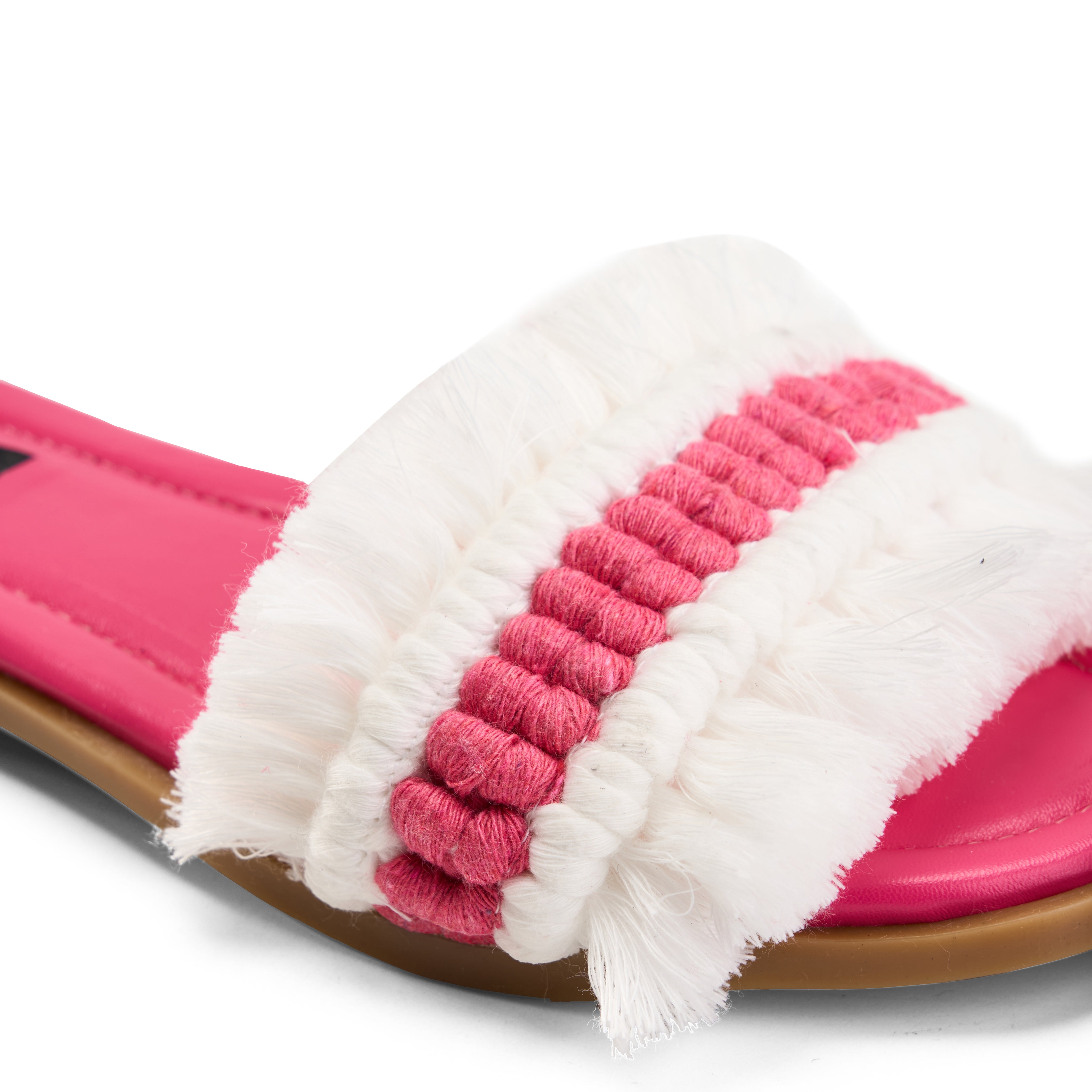Handcrafted Look Twisted Strap - Pink