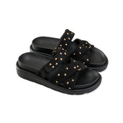 Textured Pearl-Look - Black