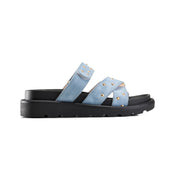 Textured Pearl-Look - Baby blue