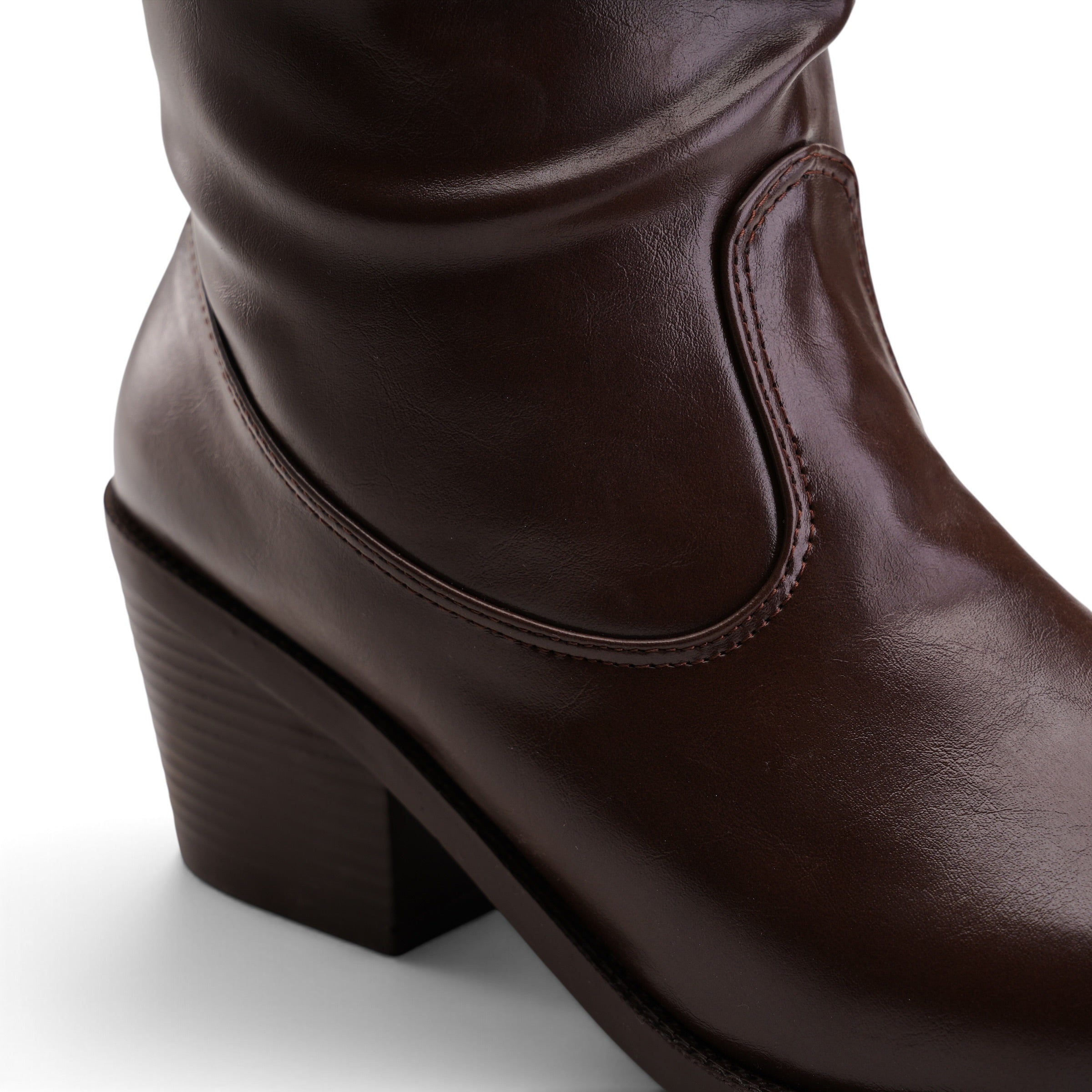 Rodeo Knee-High Boots - Brown