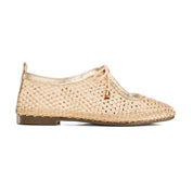 Rhinestone Mesh Flats - Gold