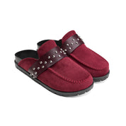 Trail Studded Clog - Maroon