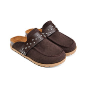Trail Studded Clog - Brown