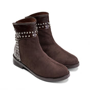 Glam Rock Ankle Boot - Brown