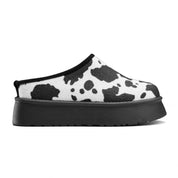 Patterned Platform Clog - Black