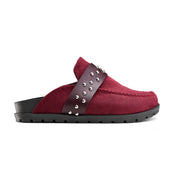 Trail Studded Clog - Maroon