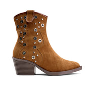 Grommet Detail Cowboy Boot - Havan