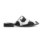 Patterned Flat Slide - Black