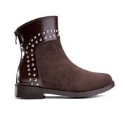 Glam Rock Ankle Boot - Brown