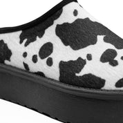 Patterned Platform Clog - Black