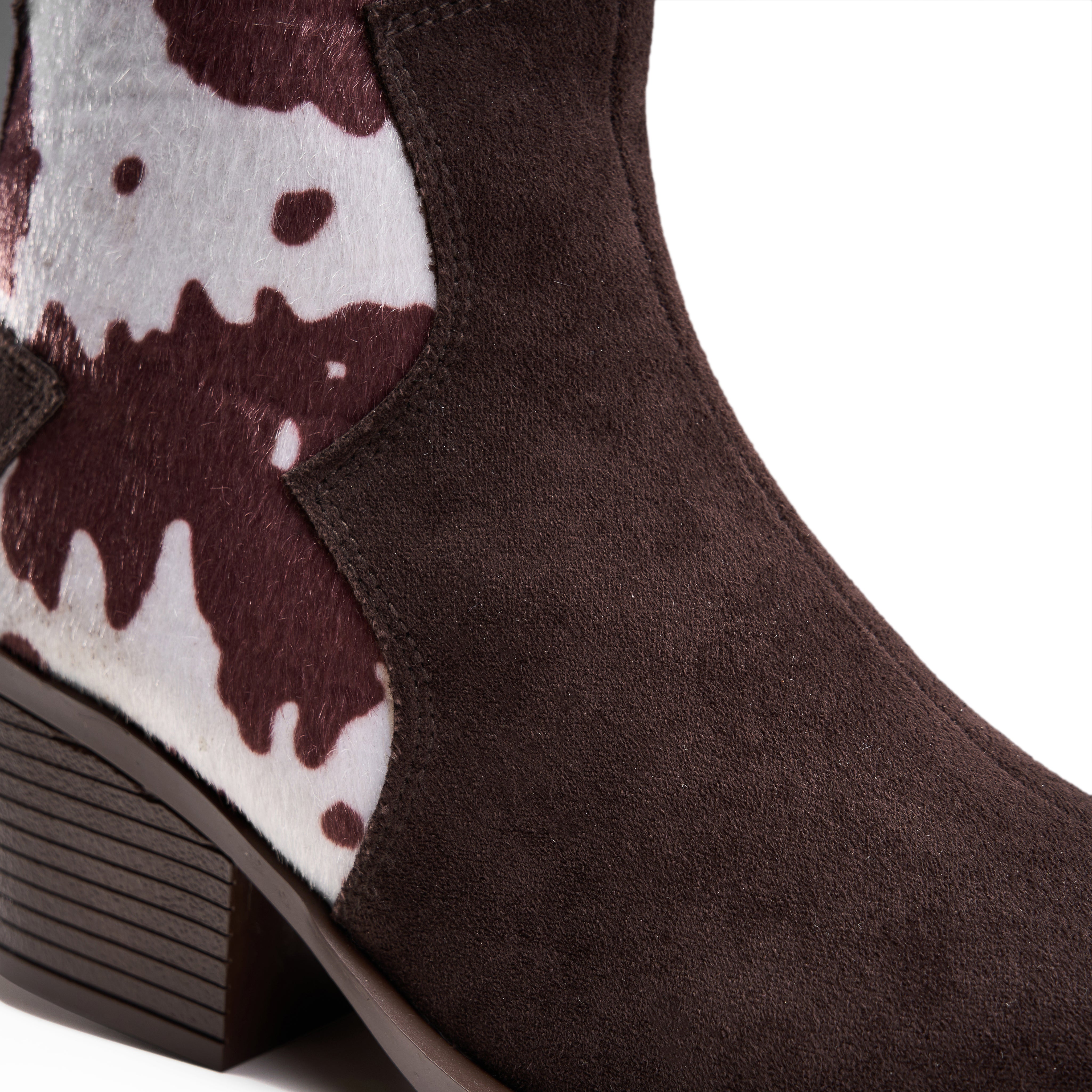 Cowboy-Style Bootie - Brown