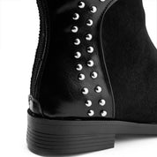 Glam Rock Ankle Boot - Black