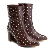 Domina Stiletto Bootie - Brown