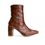 High-Heel Croc Ankle Boot - Havan