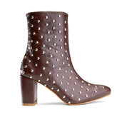 Domina Stiletto Bootie - Brown