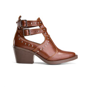 Block Heel Multi-Strap Boot - Havan