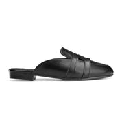 Cutout Band Flat Slide - Black