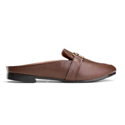 Flat Metal Accent Slide - Brown