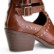 Block Heel Multi-Strap Boot - Havan
