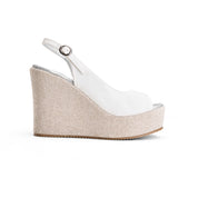 Vallora Wedges Heels - White