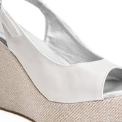Vallora Wedges Heels - White