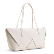 Architectural Wrap Shoulder Bag - White
