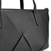 Architectural Wrap Shoulder Bag - Black