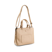 Top-Handle Crossbody Bag - cafe