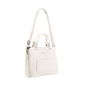 Top-Handle Crossbody Bag - Beige