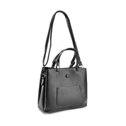 Top-Handle Crossbody Bag - Black
