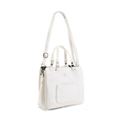 Top-Handle Crossbody Bag - white
