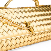 Braided Crossbody Envelope - Gold
