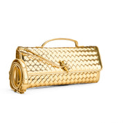 Braided Crossbody Envelope - Gold