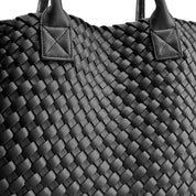 Braided Shoulder Bag - Black