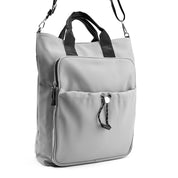 Nylon Tote Backpack - Gray