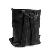 Nylon Tote Backpack - Black