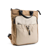 Nylon Tote Backpack - Beige