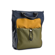 Nylon Tote Backpack - Dark blue